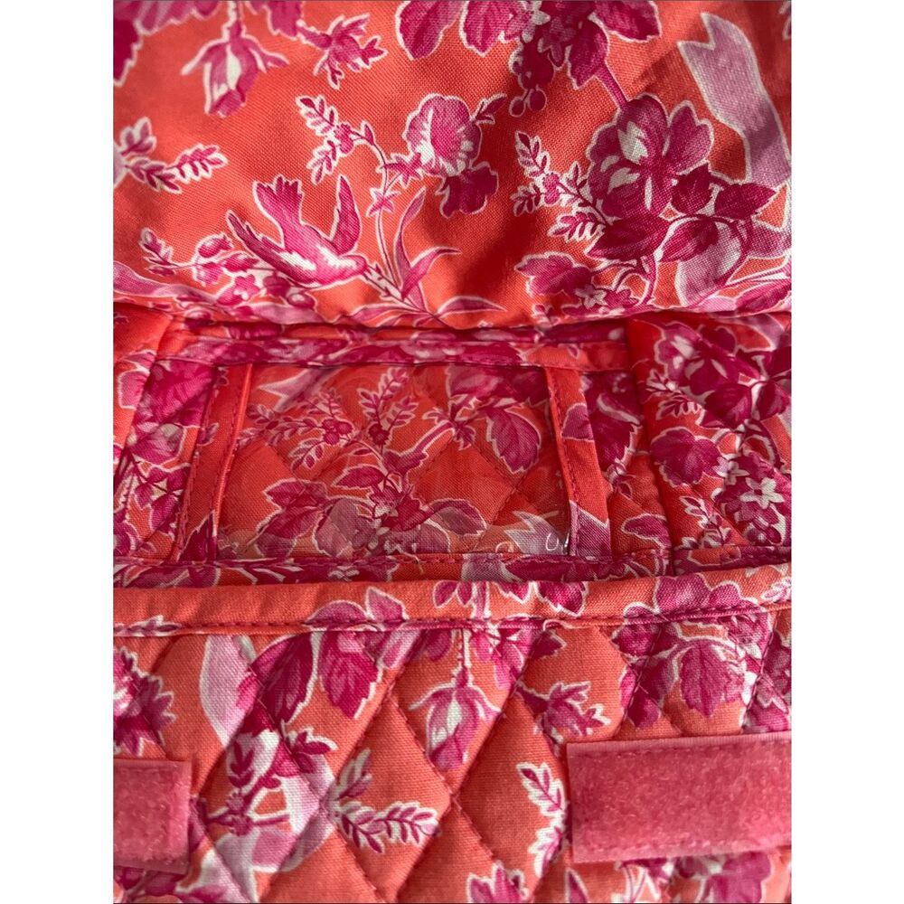 Vera Bradley English Rose Matching Travel Set Backpack &Duffel Pink Floral Quilt - Picture 6 of 14